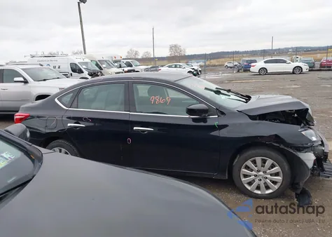 2019 Nissan Sentra S из США, поврежденный, VIN 3N1AB7AP5KY287219